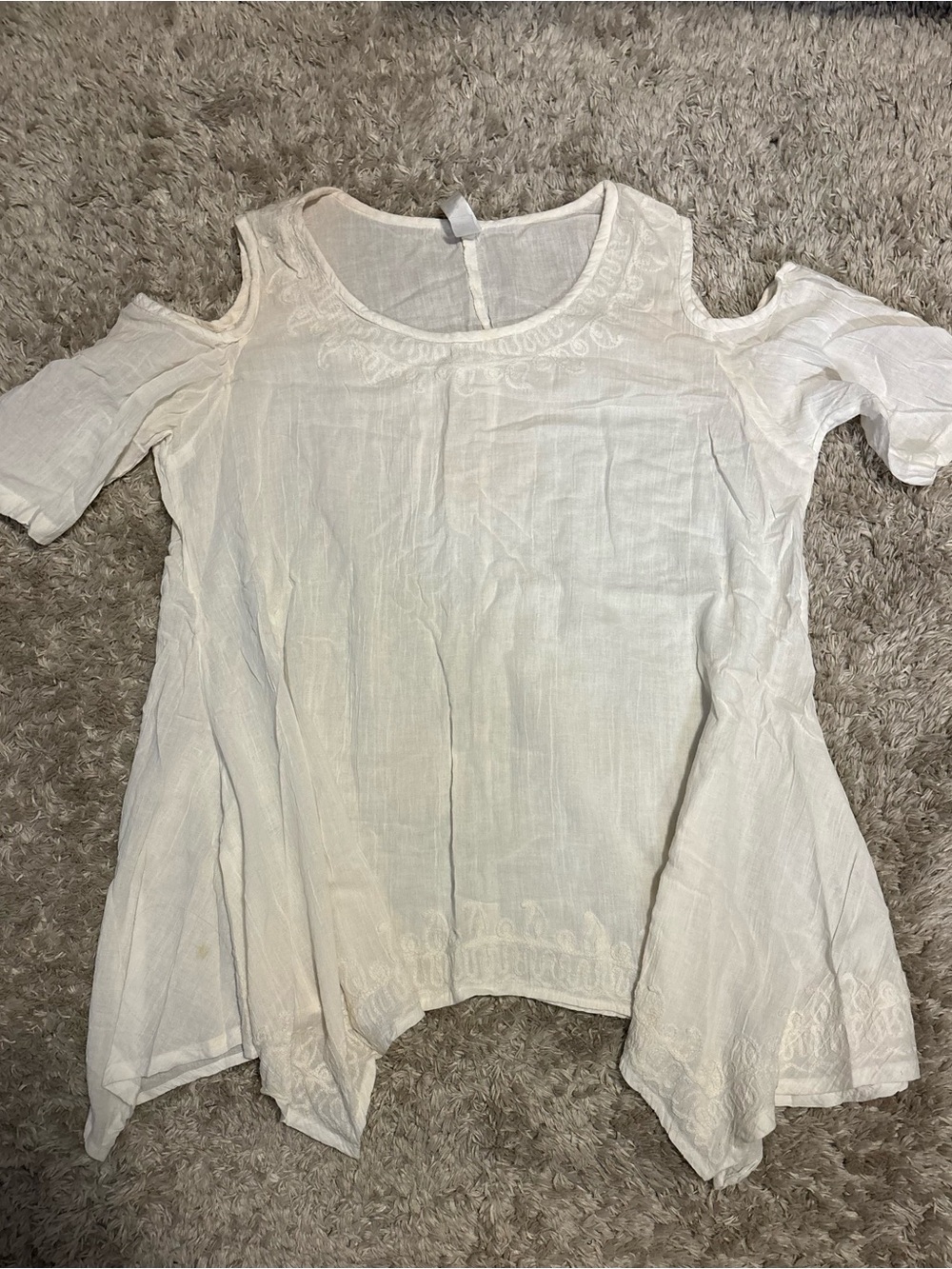 Women's White Cover Up